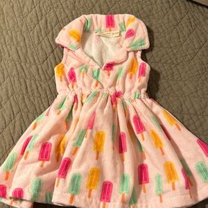 Vibrant Ice Pop Print Kids Dress